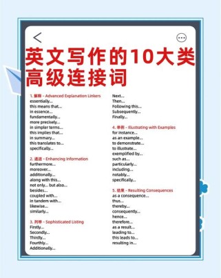 英语作文连接词怎么用最有效？