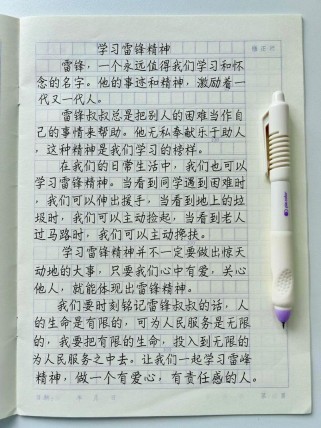 写出人物精神的作文