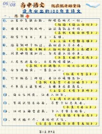 高中人教版必备古诗词，为何这些篇目成必备？