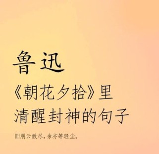朝花夕拾第一章古诗有何深意？