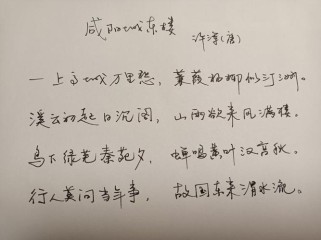 咸阳城东楼古诗阅读题考什么？