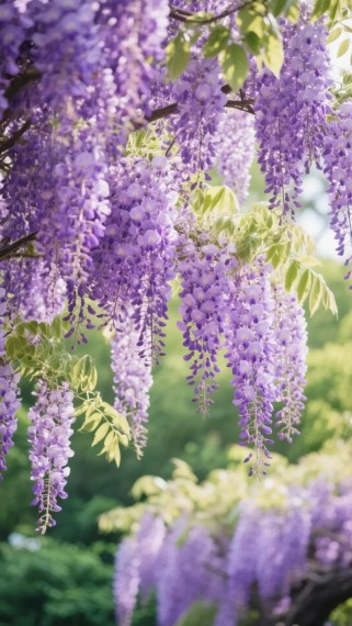 紫藤萝瀑布为何让作者从焦虑到释然？