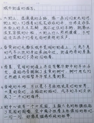 含有细节描写的作文