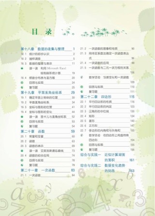 八年级下学期数学目录重点难点是什么？