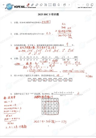 2025希望杯八年级试题难度如何？
