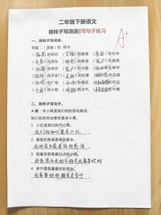 三年级照样子补充句子怎么做？