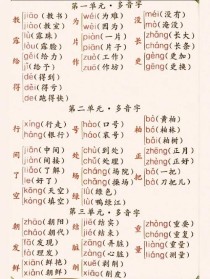 二年级多音字怎么教才有效？