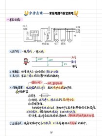 家庭电路核心考点有哪些？