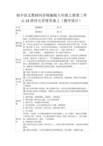 中考古诗复习教案，如何高效提分？
