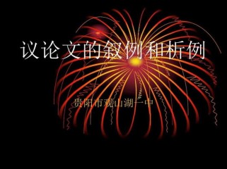 议论文作文的ppt