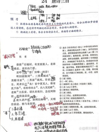 初二下语文古诗赏析答案哪里找？