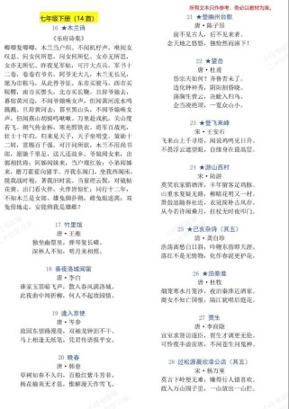 初中50篇必备古诗文，为何这些是必背篇目？