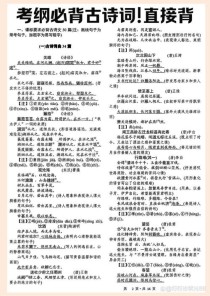 中考古诗字翻译难点有哪些？