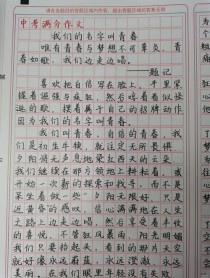 青春是不朽的作文