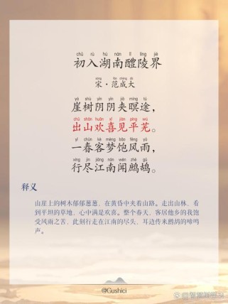 湖南中考常考古诗词有哪些？