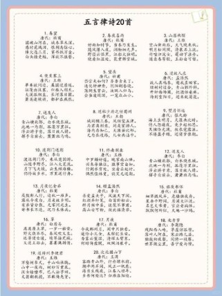 必修五古诗词背哪些？重点难点在哪？