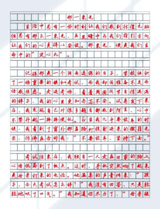 2011河北中考作文题是什么？