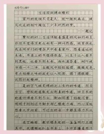 生活因何而精彩？