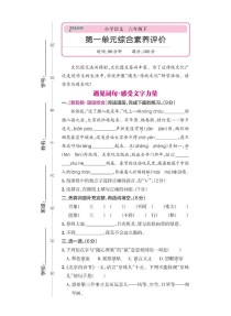 六年级下册语文第一单元试卷重点难点解析？