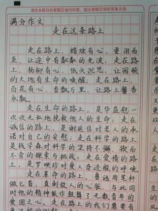 中考之路，作文如何写出彩？