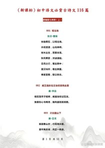 2025中考语文古诗考什么重点？