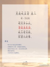 月夜古诗阅读答案的核心考点是什么？