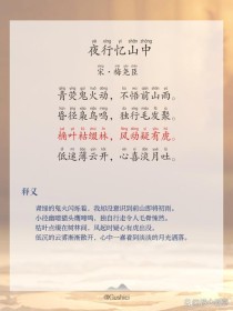 鲁教版九下古诗有哪些重点难点？