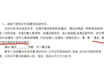 初三作文相遇，如何写出独特情感？