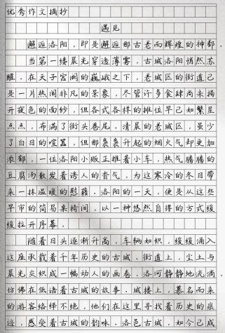 遇见何以成获奖作文？