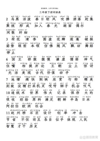 三年级词语补充完整怎么学？