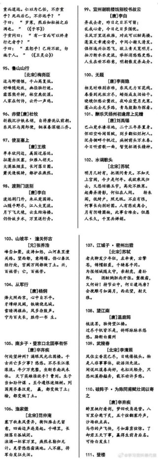 小学至初中古诗大全，收录多少首？