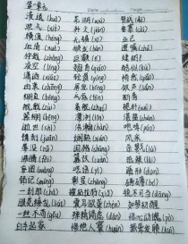 八年级上册语文书词语有哪些重点？