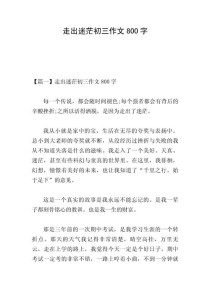 中考800字感想，是成长印记还是青春注脚？