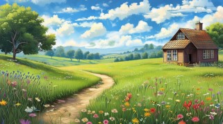 小学二年级风景画有哪些