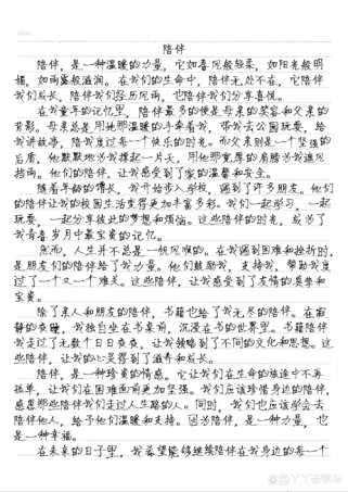 写好陪伴主题作文？