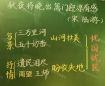 古诗教学课堂实录的板书