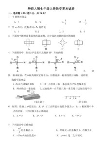 七年级数学华东师大版重点难点解析？