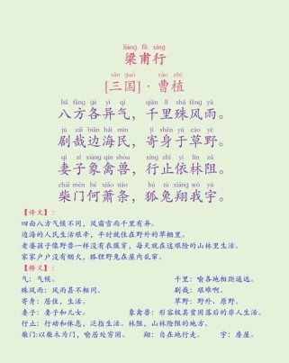 人教版八年级上册语文必背古诗文有哪些？