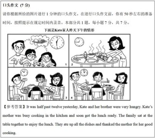 初中英语看图写作文，如何快速写出高分？