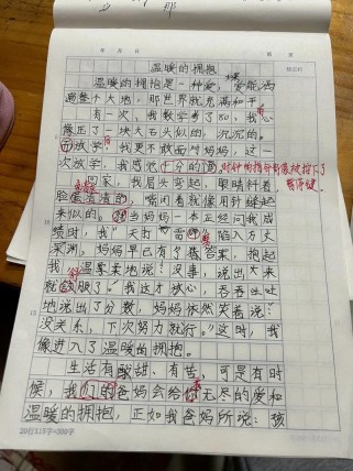 作文 温暖的拥抱