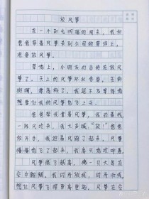 小学生三年级作文有哪些