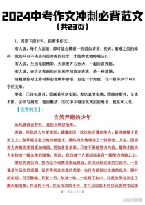 学科网语文作文中考