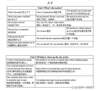 七下英语语法重点有哪些？