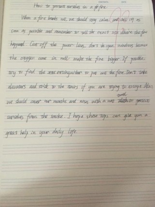 八年级仁爱版英语作文怎么写？