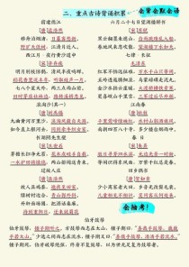 六年级上册必背15古诗有哪些？