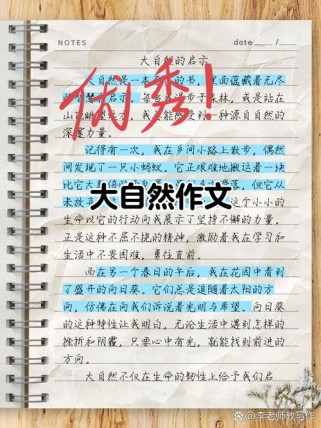 感悟大自然为话题作文