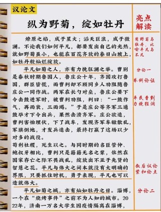 中考语文作文怎么写才能得高分？