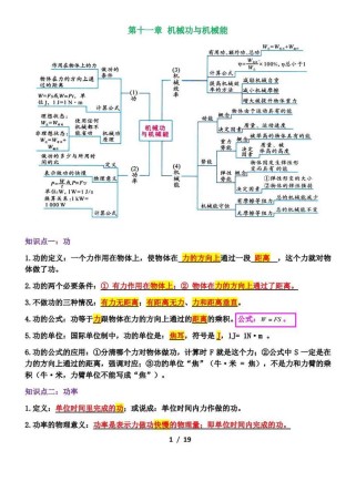 九年级物理上册知识点有哪些重点难点？