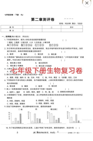 七下生物练习题重点难点有哪些？