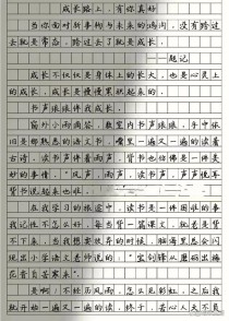 中考满分作文600字记叙文怎么写？